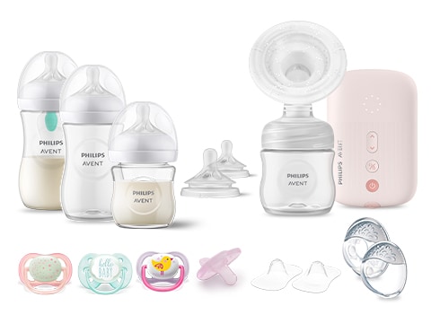 Bebek ürünlerini inceleyin: Biberonlar, Akıllı bebek telsizi, Emzikler, Göğüs pompaları