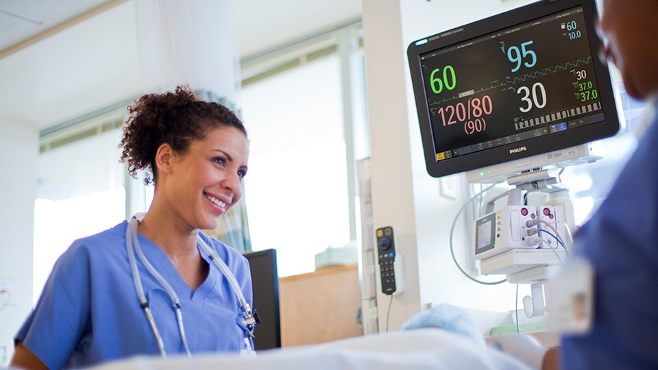 clinical provider practice with hospital alarm systems