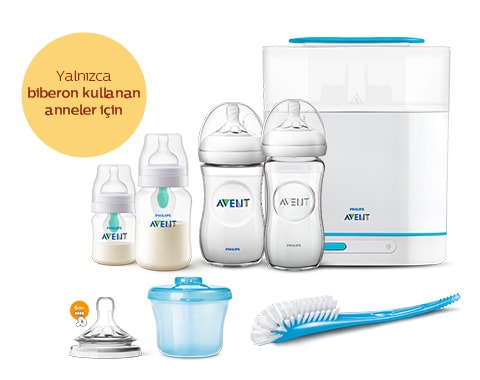 Temel Biberonla Besleme Ürünleri: Philips Avent Biberonlar, Buharlı Sterilizatör