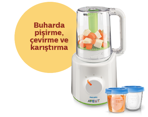 Philips Avent 2'si 1 arada sağlıklı mama makinesi