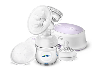 Philips Avent tekli elektrikli göğüs pompası ve emzikler