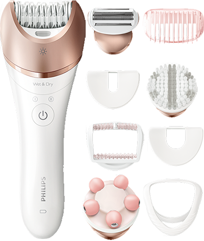 Confronto Philips Satinelle BRE/00 vs. Braun Silk-Epil 9 Epilatore Philips 650