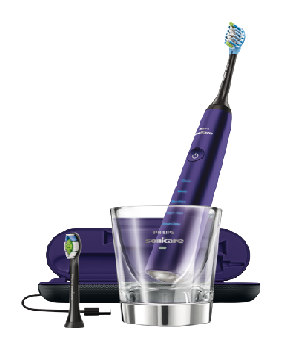 Philips Sonicare DiamondClean with puck and travel case, white edition, HX9331/32