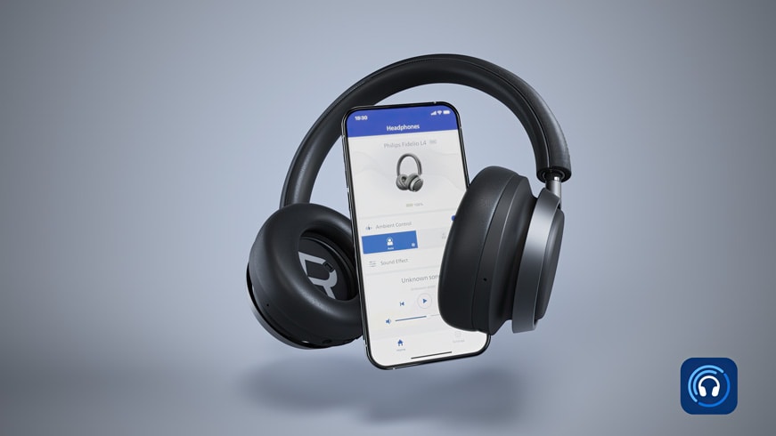 L4 fidelio kulaklık Philips Headphones Uygulamasına bağlı