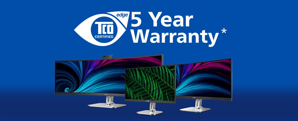 TCO sertifikalı Philips monitörler beş yıl garantili