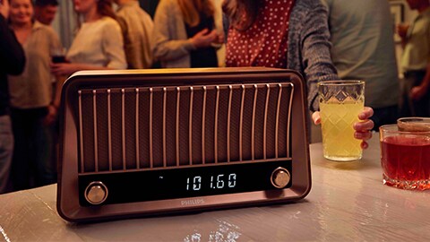 Philips retro tasarımlı nostaljik radyolu Bluetooth hoparlör - TAVS700