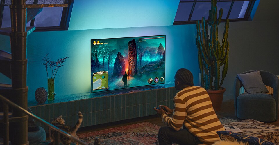 Philips OLED TV'nin geliştirilmiş oyun özelliği