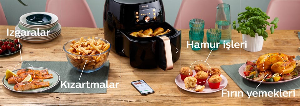 Airfryer Premium XXL, Çok yönlü pişirme