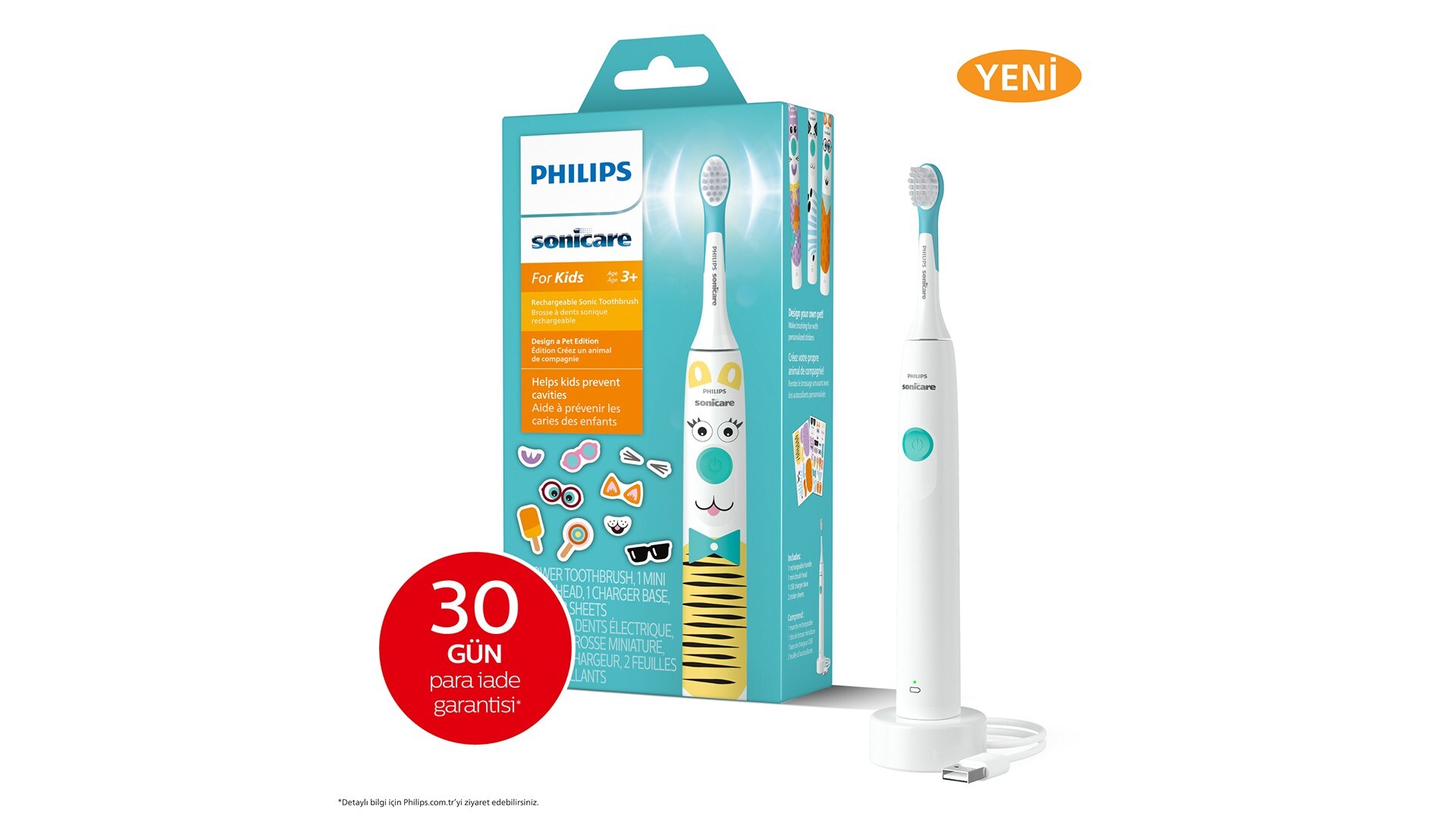 Philips, “Sonicare Kids” şarjlı diş fırçası ile çocukların sağlıklı diş bakım alışkanlıklarını destekliyor